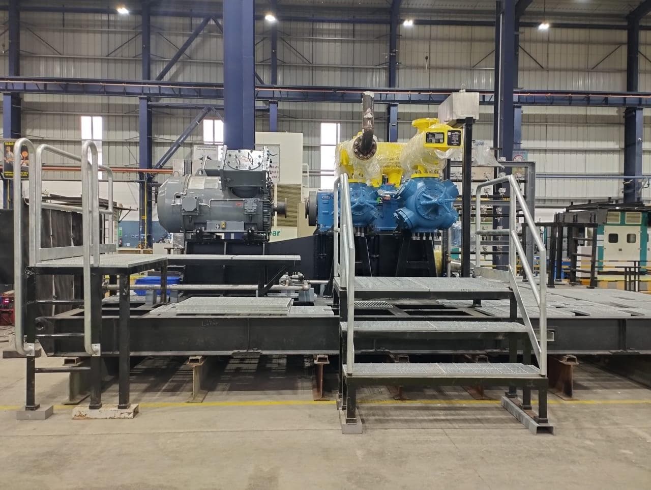 Compressor equipment erection