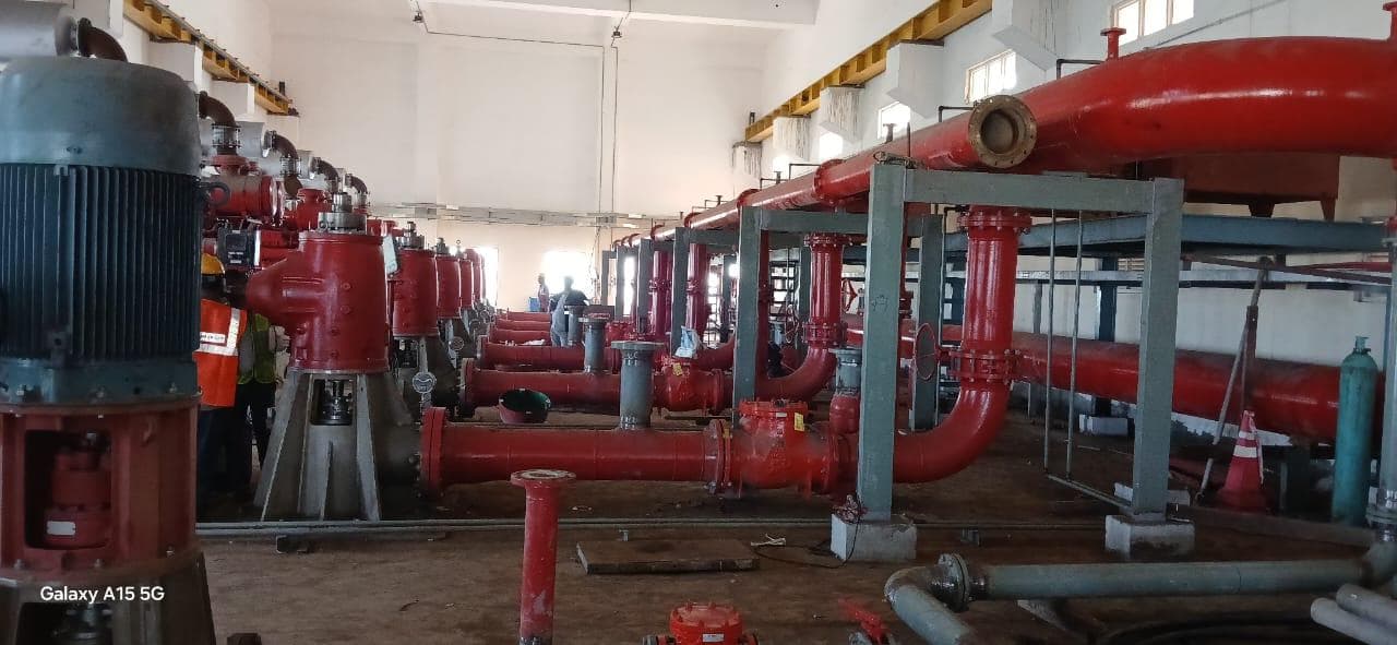 Fire pump house